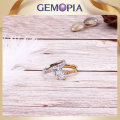 Fashion Gold Color 925 Sterling Silver Finger Rings